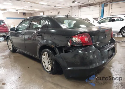 2014 Dodge Avenger Se из США, поврежденный, VIN 1C3CDZAB5EN116170
